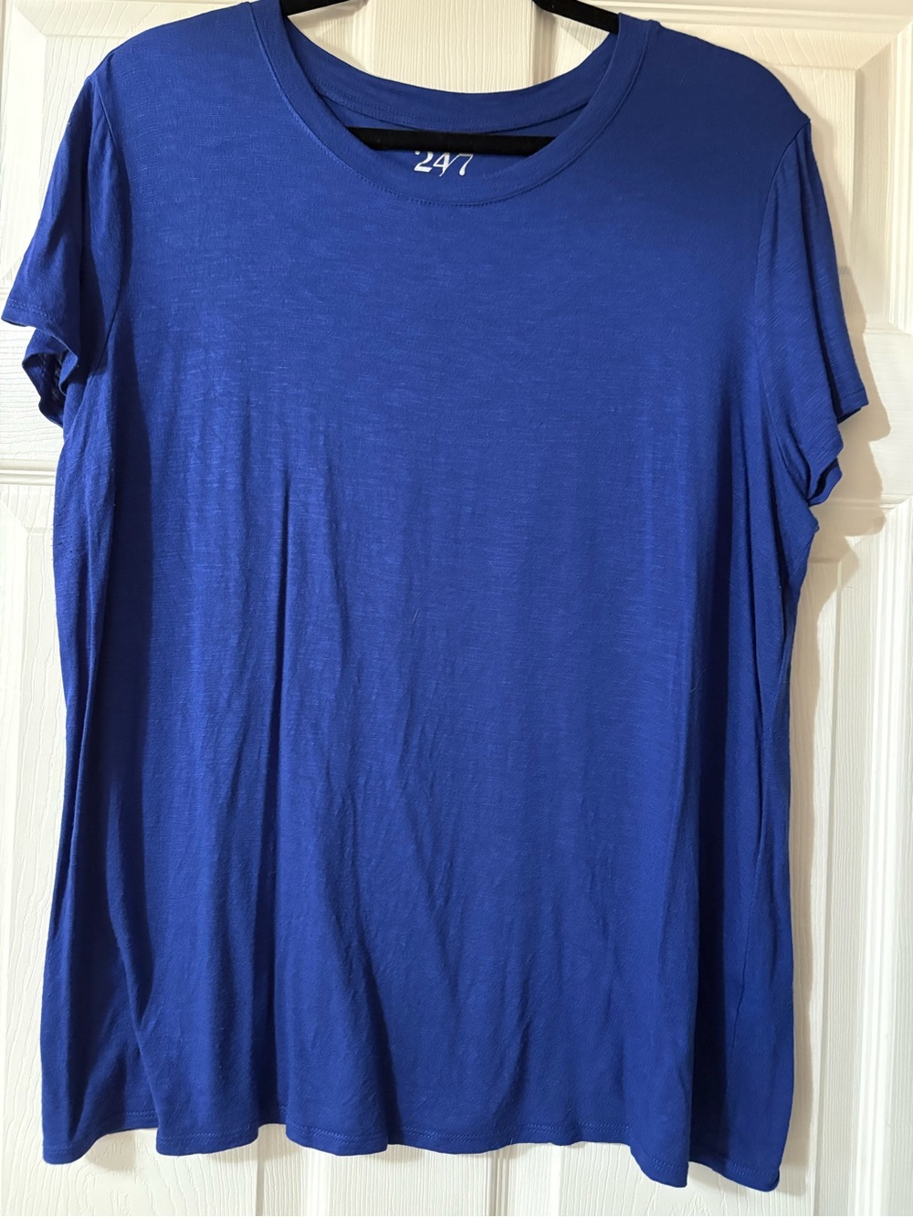 Maurices 24/7 Short Sleeve Crewneck Tee - Royal Blue